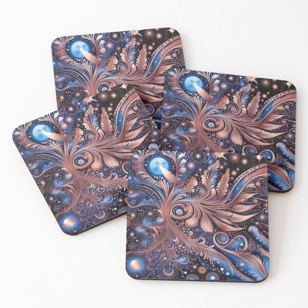 Item preview, Other Worldly Designs- nebulas, stars, galaxies, planets with feathers  designed and sold by BirdsnStuff.