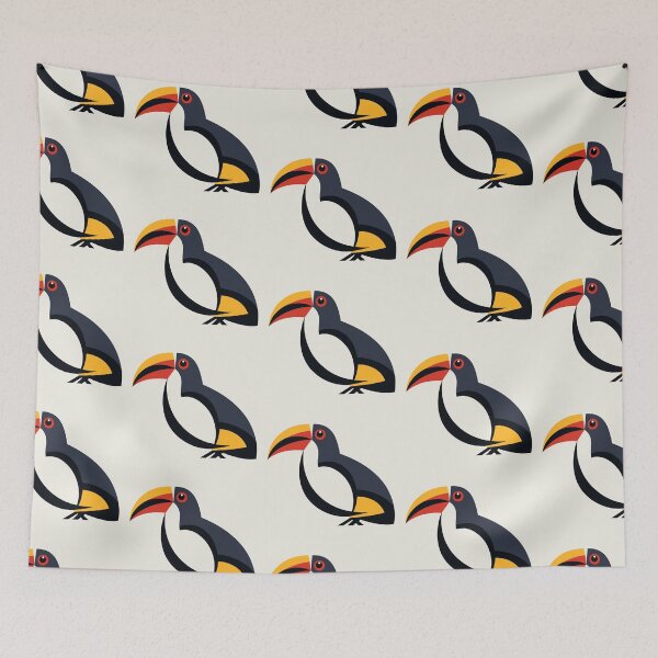 Item preview, Geometric Toucan (tritone), Artwork Nº33C designed and sold by Bauani.