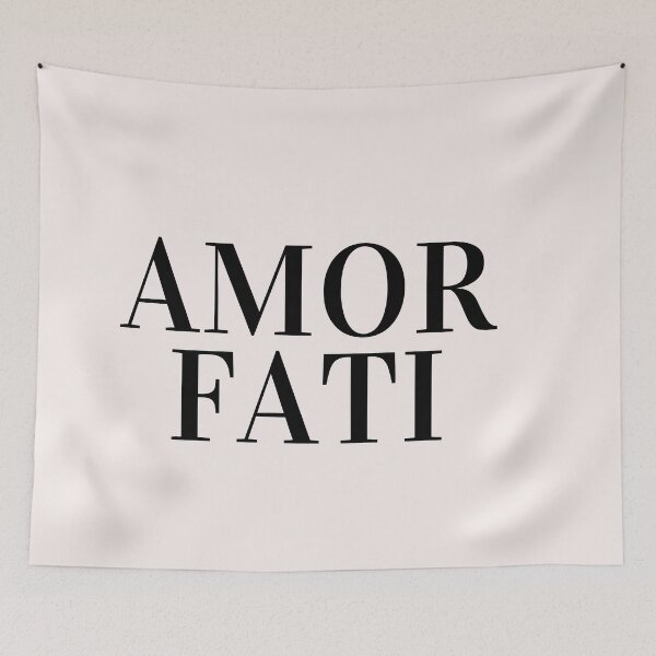 Item preview, Phrases Stoics "Amor Fati" Typography l Style Quote Stoic Amor Fati designed and sold by StoicWarrior.