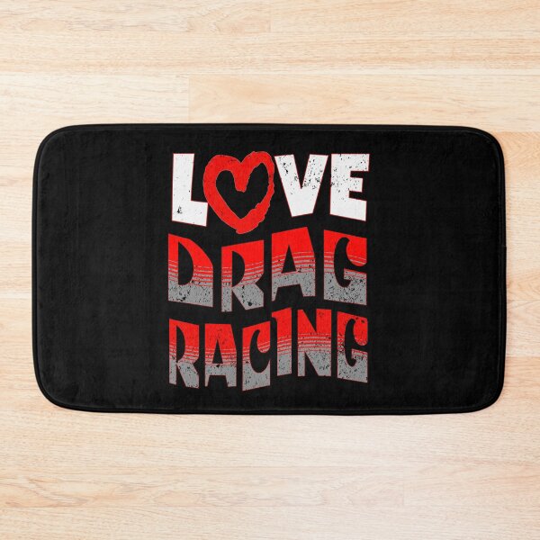 Item preview, Love Heart Drag Racing Cars Racecar Street Racing Racetrack Dragstrip I Love designed and sold by CarantinedChaos.