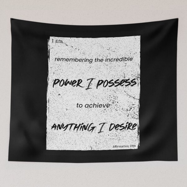Item preview, Positive Affirmations: Remembering (Minimalist Black on White)  designed and sold by ieluxury.