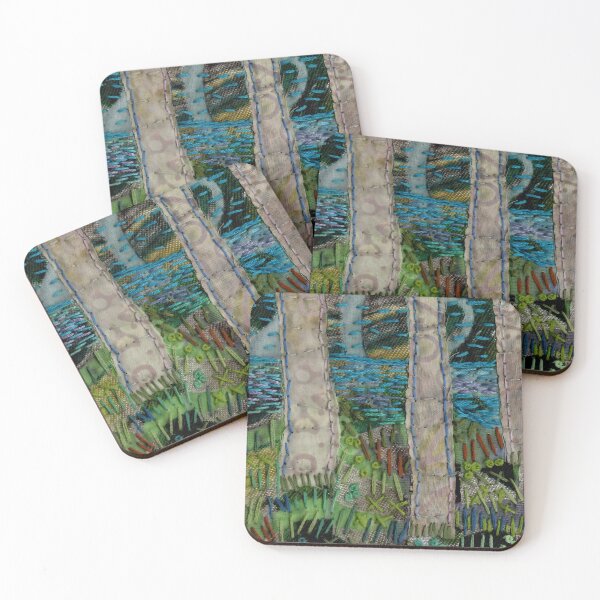 Item preview, Four birches by the bay designed and sold by nighthawkstudio.