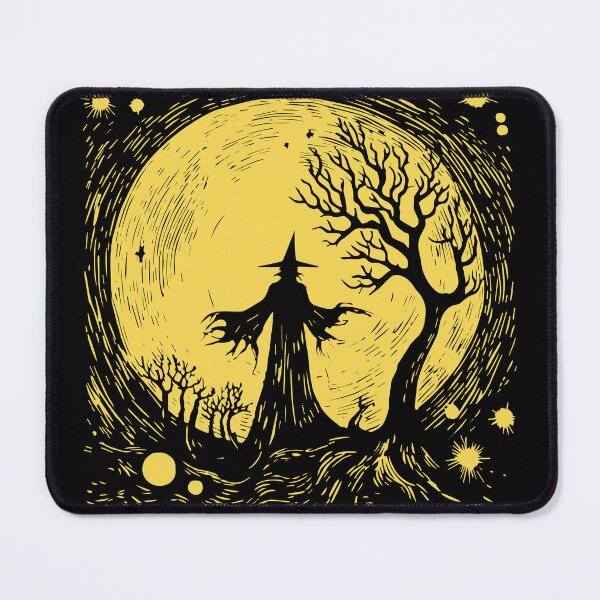 Item preview, Linocut Witch designed and sold by Texterns.