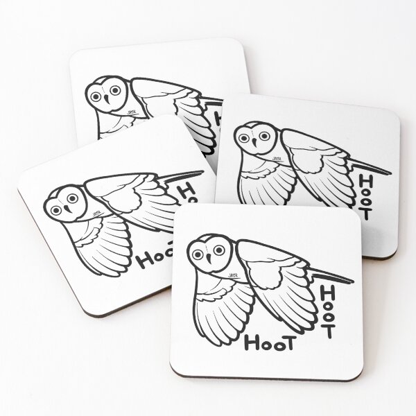 Item preview, Hoot Owl Black Outline designed and sold by jastinamor.