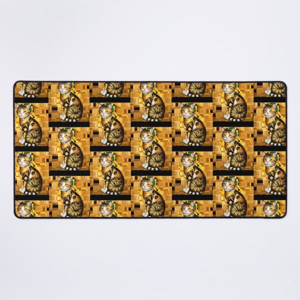 Item preview, Gustav Klimt Cat designed and sold by HeartConcub.