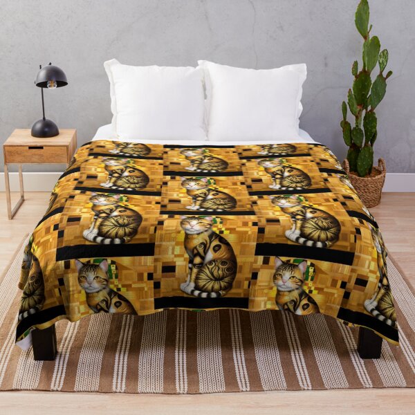 Item preview, Gustav Klimt Cat designed and sold by HeartConcub.