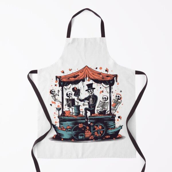 Item preview, Eerie Halloween Street Scene with Dancing Skeleton and Skull 3 designed and sold by eyestetix.