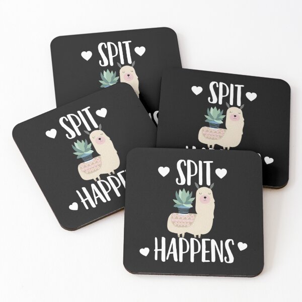 Item preview, Spit Happens Llama  	 designed and sold by ljslabxlyv71.