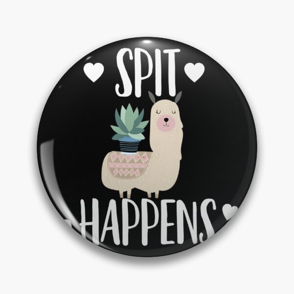 Item preview, Spit Happens Llama  	 designed and sold by ljslabxlyv71.