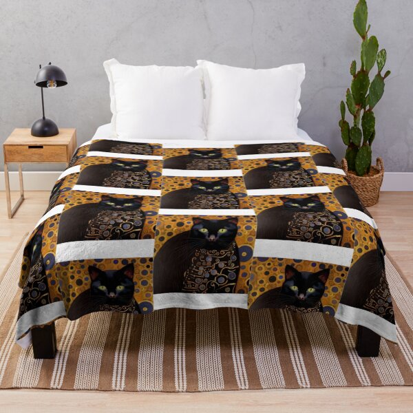 Item preview, Gustav Klimt Cat designed and sold by HeartConcub.