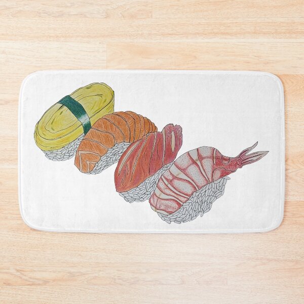 Item preview, Sushi Set in Colored Pencil  designed and sold by Nicole Niehues.