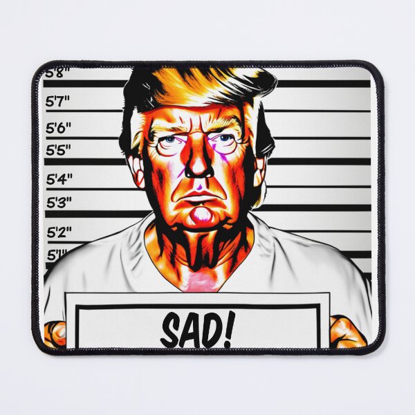 Item preview, Donald Trump Fulton County Atlanta Georgia Indictment Mugshot Cartoon designed and sold by cultureairt.