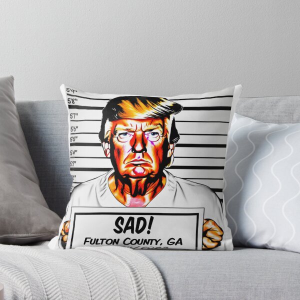 Item preview, Donald Trump Fulton County Atlanta Georgia Indictment Mugshot Cartoon designed and sold by cultureairt.