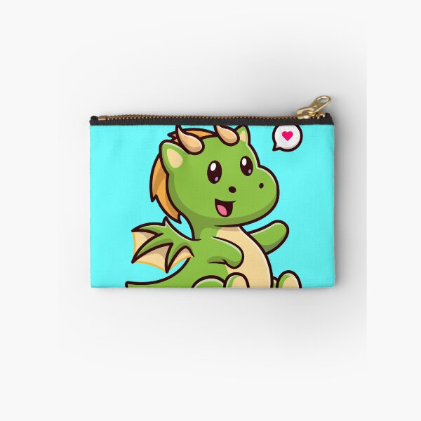 Item preview, Cute Baby Green Dragon Sitting Cartoon Vector Icon designed and sold by hjian8219.