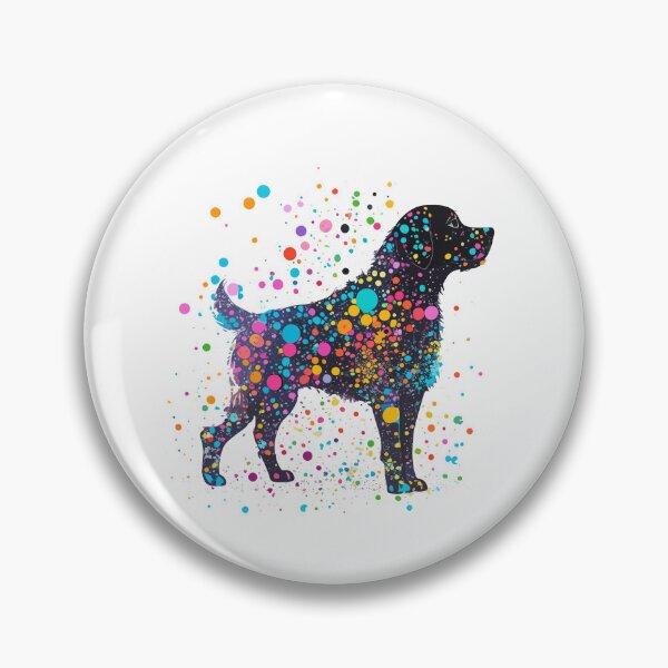 Item preview, Happy International Dot Day for kids and adults - Cute Dog with Colored Dots designed and sold by smailjr.
