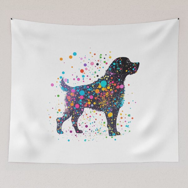 Item preview, Happy International Dot Day for kids and adults - Cute Dog with Colored Dots designed and sold by smailjr.