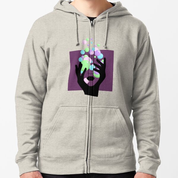 Purple yellow sale pink blue hoodie