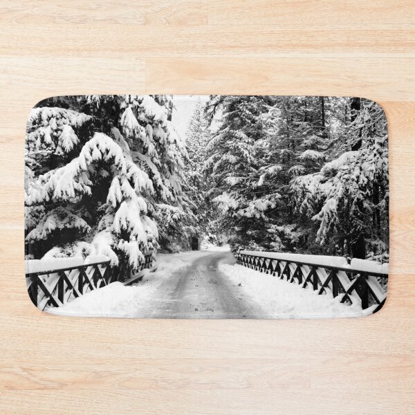 Item preview, Rural snow path in the woods designed and sold by Michaelerch.