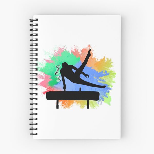 Item preview, Male Gymnast Pommel Horse Silhouette Art designed and sold by ArtNastix.