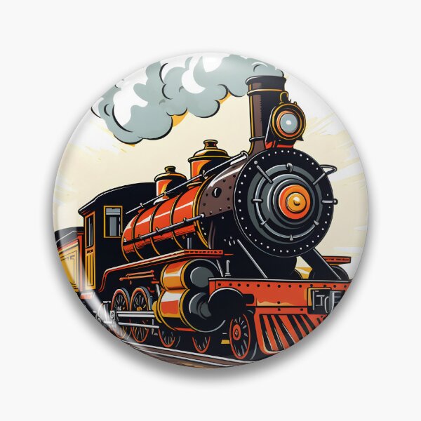 Item preview, Vintage Steam Locomotive designed and sold by aigcx.