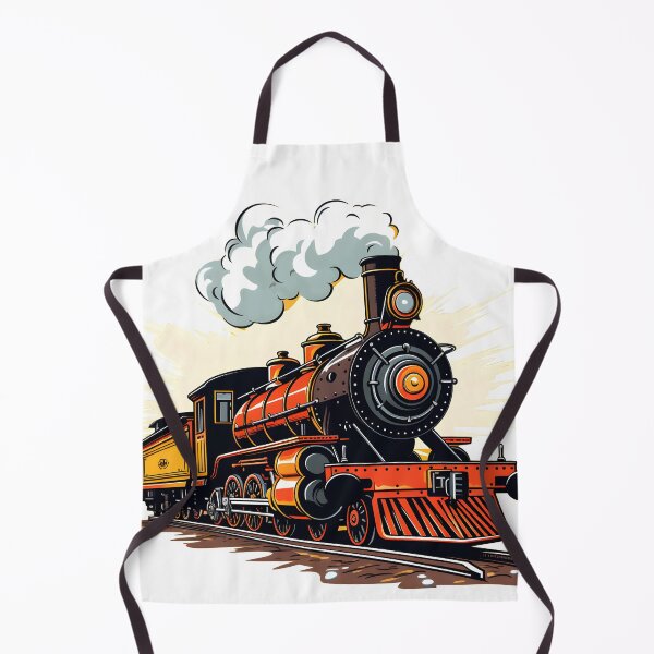 Item preview, Vintage Steam Locomotive designed and sold by aigcx.