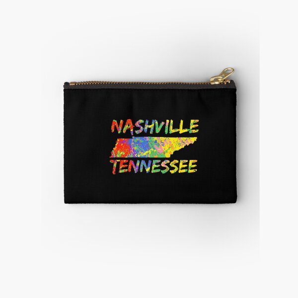 Item preview, Nashville Tennessee Colorful Paint State Outline Nashville designed and sold by Tonzodan.