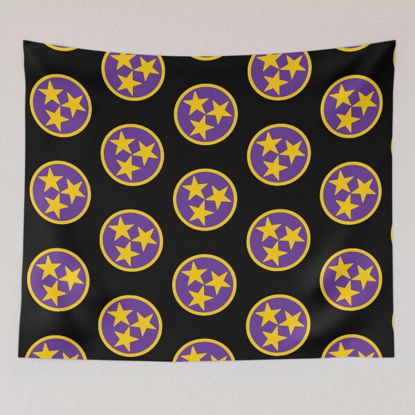 Item preview, Purple _amp_ Gold Tri-Star designed and sold by Tonzodan.
