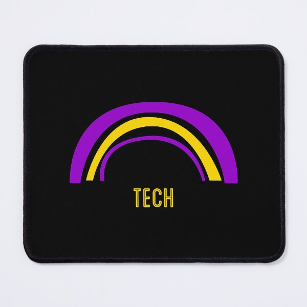Item preview, Purple and Yellow Tech Rainbow Design designed and sold by Tonzodan.