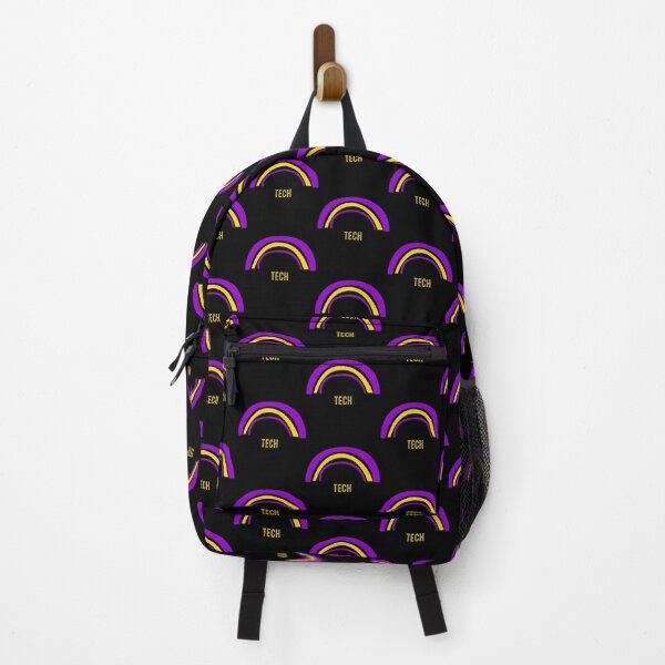 Item preview, Purple and Yellow Tech Rainbow Design designed and sold by Tonzodan.