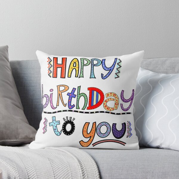 Artikelvorschau, Alles Gute zum Geburtstag, farbenfrohe Typografie-Doodle-Kunst entworfen und verkauft von zanydoodles.