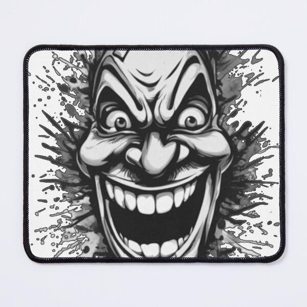 Item preview, Crazy Face Smiley Cool Art designed and sold by Dioscuri Digital.