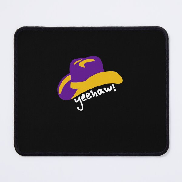 Item preview, Yeehaw! Purple _amp_ Gold Cowboy Hat designed and sold by Tonzodan.