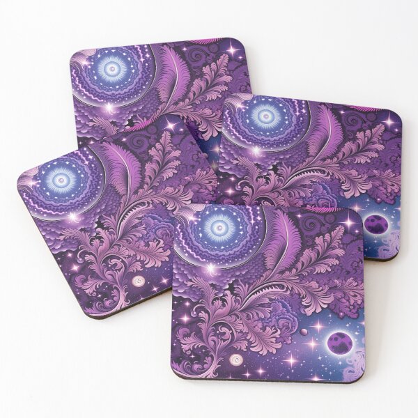 Item preview, Other Worldly Designs- nebulas, stars, galaxies, planets with feathers  designed and sold by BirdsnStuff.