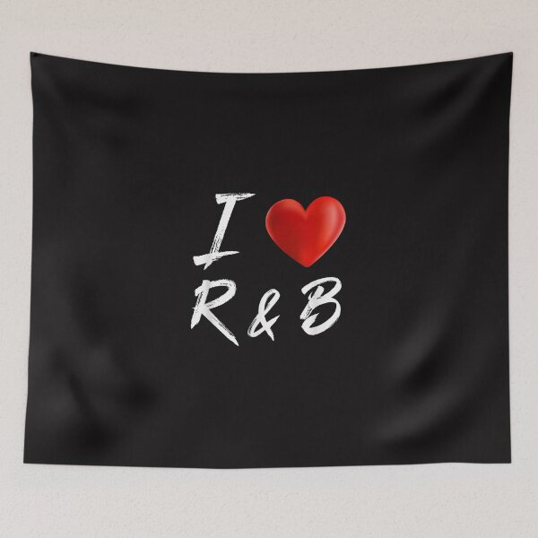 Item preview, I Love Heart R&B Music T Shirt designed and sold by RosemaryHarwell.