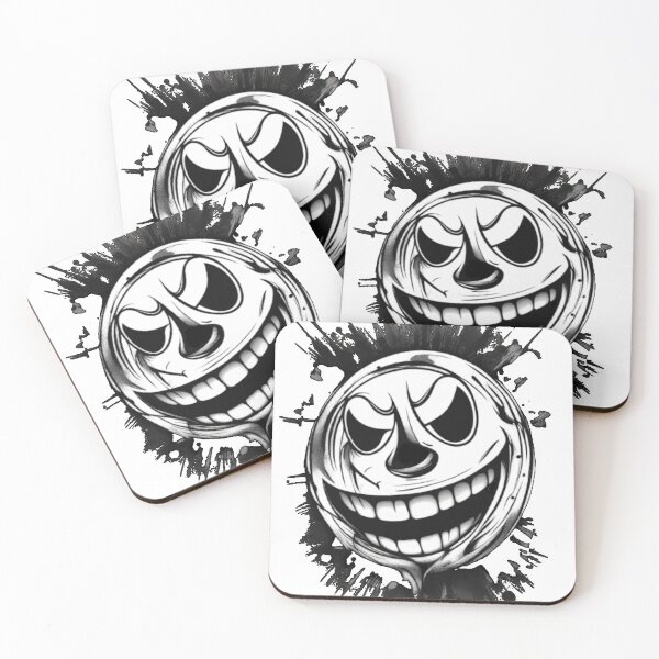 Item preview, Crazy Face Smiley Cool Art designed and sold by Dioscuri Digital.