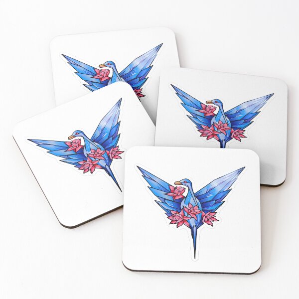 Item preview, Blue paper bird designed and sold by abmkf.