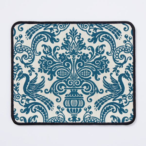 Item preview, Watercolor Blue & White Floral Vintage Pattern designed and sold by CatyArte.