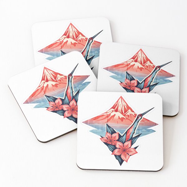 Item preview, Mountains and crane designed and sold by abmkf.
