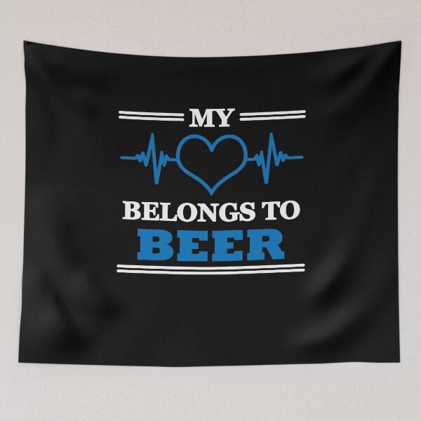Item preview, My heart belongs to beer designed and sold by TrendyDesigns.