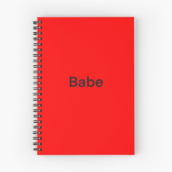 Item preview, That is a big red screen with the word babe. designed and sold by lukesubbby.