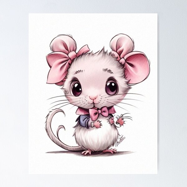 Aperçu de l'œuvre Une beauté de mignons petits rats, art numérique créée et vendue par Alisa Starz.