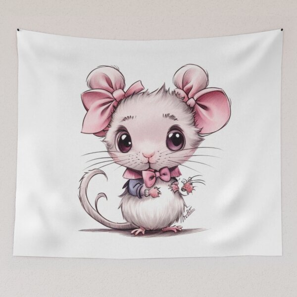 Item preview, Una belleza, lindas y pequeñas ratas, arte digital. designed and sold by Alisa Starz.