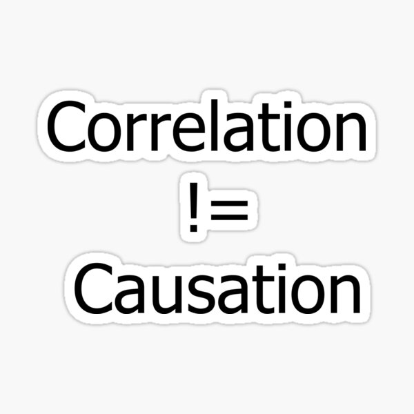 "Correlation Does Not Imply Causation Stats Statistics Maths Math