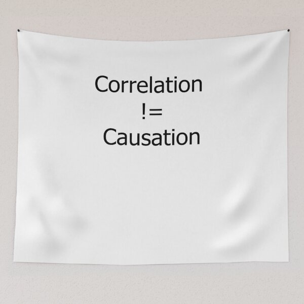 Item preview, Correlation Does Not Imply Causation | Stats Statistics Maths Math designed and sold by KingClothes.