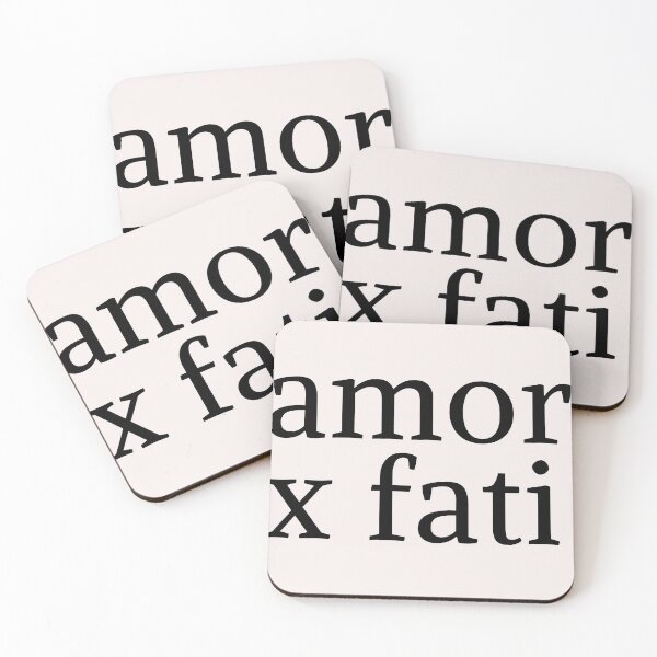 Item preview, Phrases Stoics "Amor Fati" Typography Vl Style Quote Stoic Amor Fati designed and sold by StoicWarrior.