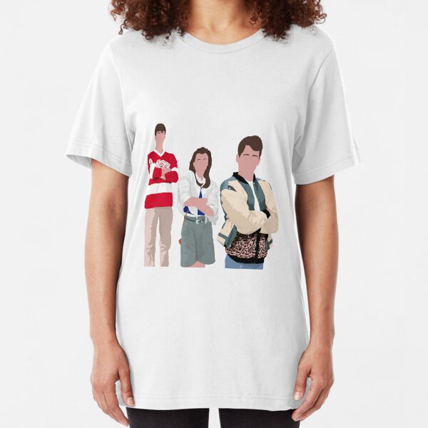 Ferris Bueller Art Slim Fit T-Shirt