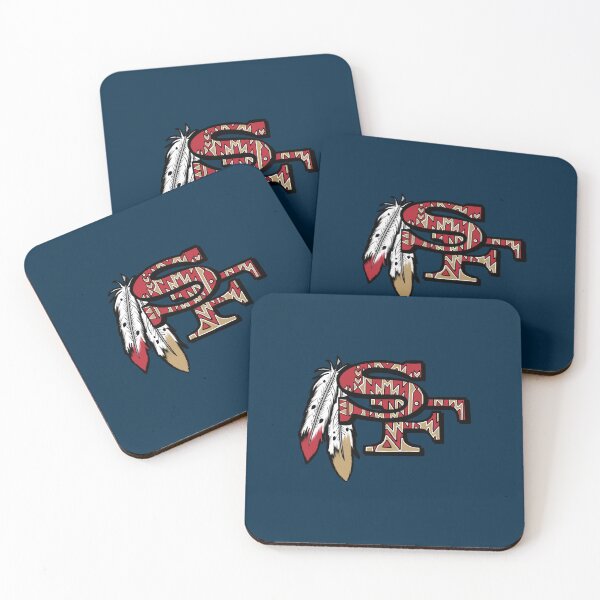 Item preview, Native American 49ers logo  designed and sold by Dogilonka.