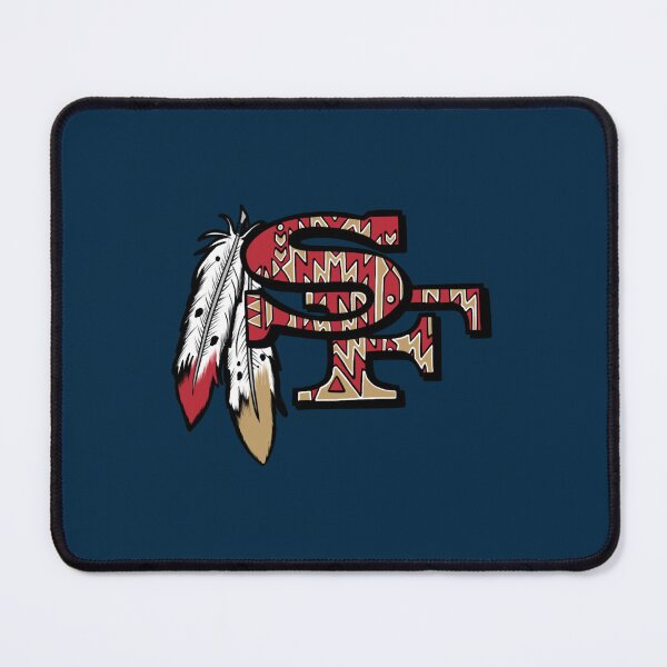 Item preview, Native American 49ers logo  designed and sold by Dogilonka.