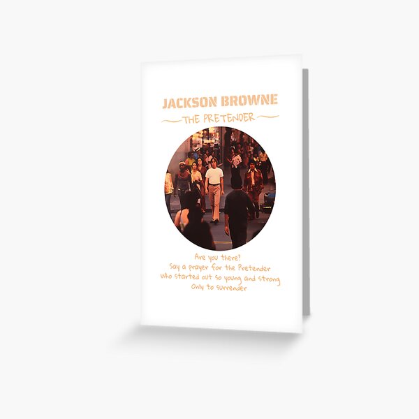 Item preview, Jackson Browne The Pretender designed and sold by HalieMcGlynn.