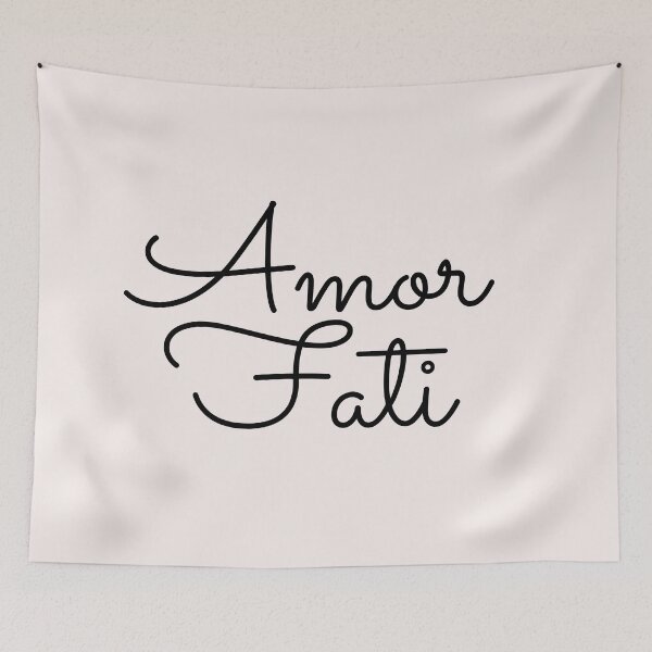 Item preview, Phrases Stoics "Amor Fati" Typography Vll Style Quote Stoic Amor Fati designed and sold by StoicWarrior.
